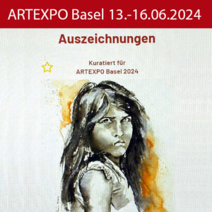 Read more about the article Aquarell „Indian Child“ gewinnt auf der ARTEXPO Basel 13.-16.06.2024