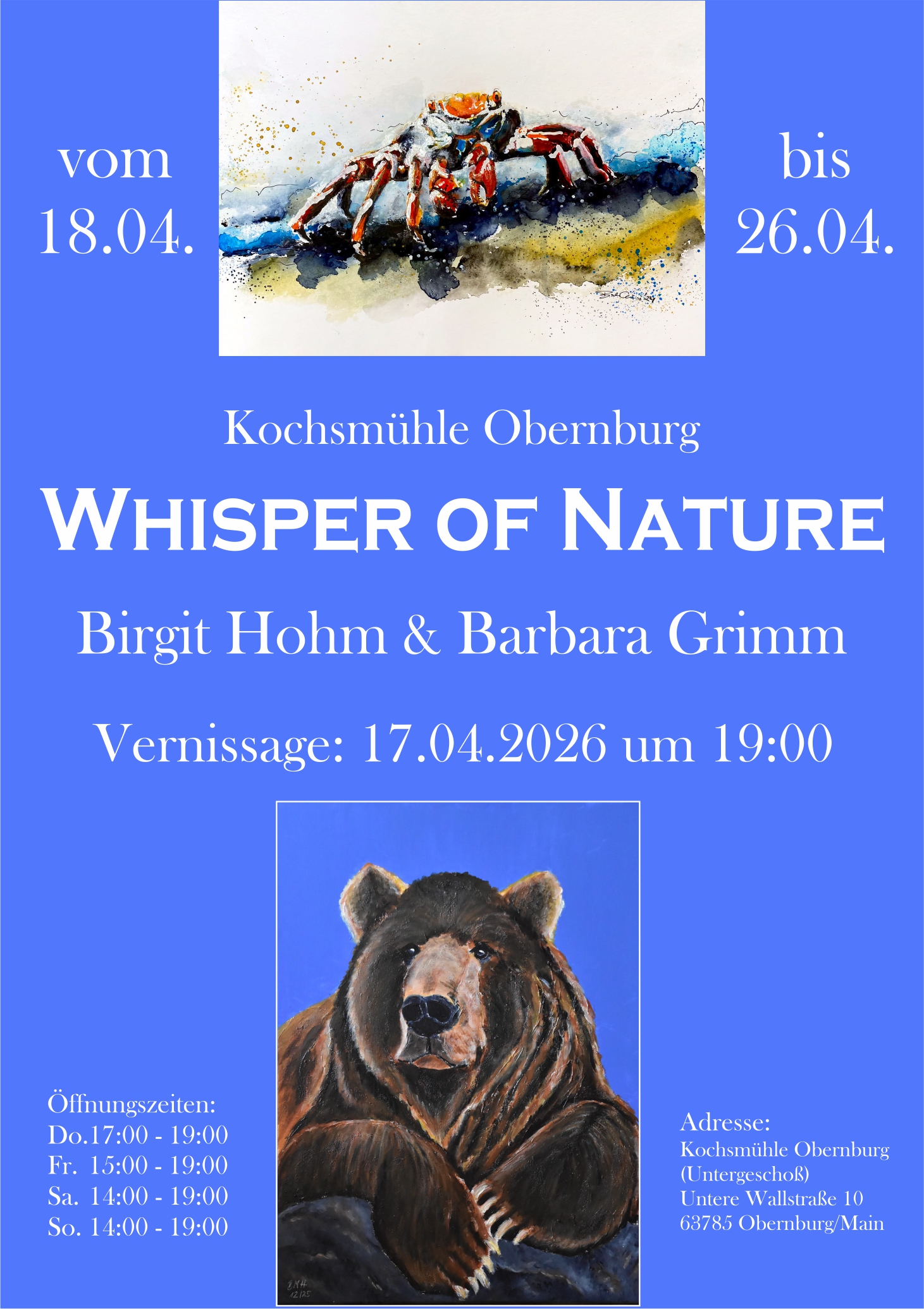 You are currently viewing Ausstellung „WHISPER OF NATURE“ Obernburg 2026
